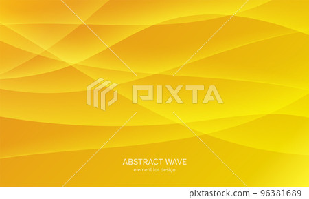 Abstract wave element for design. Digital frequency track equalizer. Stylized line art background. Colorful shiny wave with lines created using blend tool. Curved wavy line, smooth stripe Vector 96381689