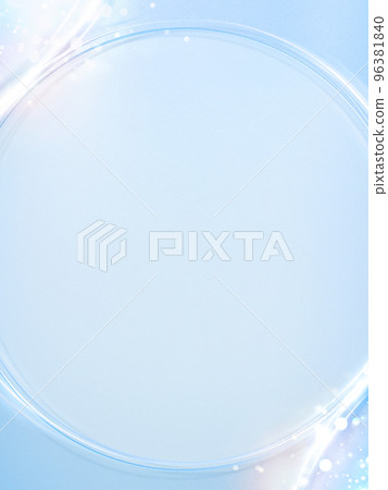 清爽的藍色背景素材 96381840