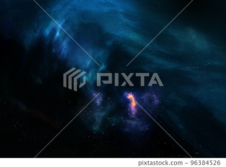 Stars and galaxies in outer space background concept series Stars and galaxies in outer space background concept series 96384526