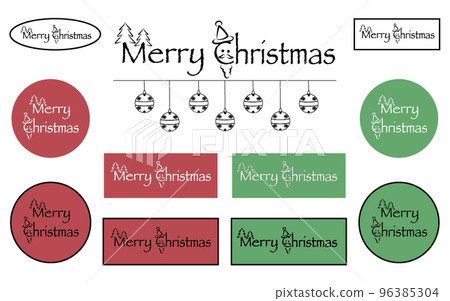 Christmas character material set 96385304