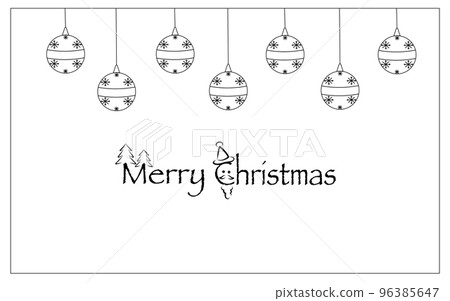 時尚聖誕賀卡素材2 96385647