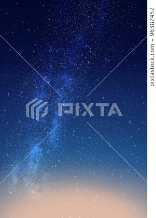 Background material _ night sky Background material _ night sky 96387452