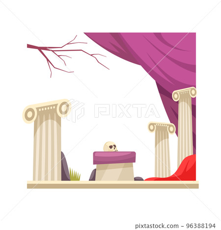 Theatre Stage Illustration 96388194