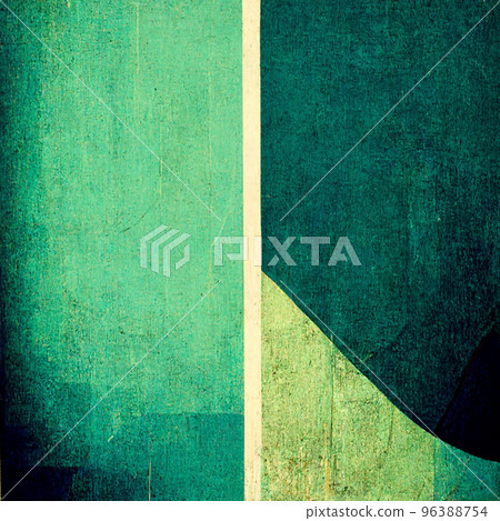 Abstract contemporary modern watercolor art. Minimalist teal and green shades illustration. Abstract contemporary modern watercolor art. Minimalist teal and green shades illustration. 96388754
