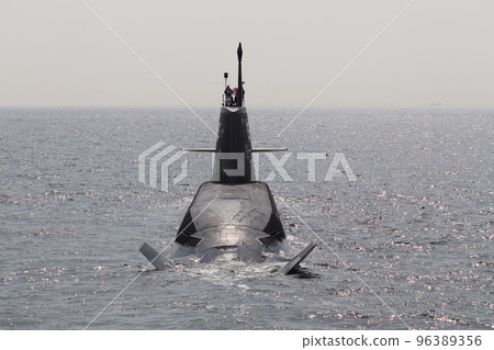 Maritime Self-Defense Force submarine "Taigei" seen from behind Maritime Self-Defense Force submarine "Taigei" seen from behind 96389356