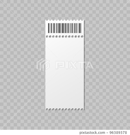 Blank ticket mockup template. Movie lottery realistic blank tickets. Vector empty flyers. Blank ticket mockup template. Movie lottery realistic blank tickets. Vector empty flyers. 96389378