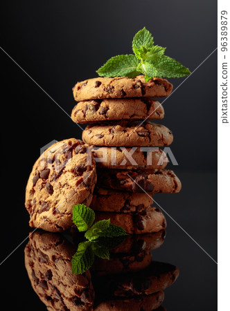 Chocolate cookies with min. 96389879