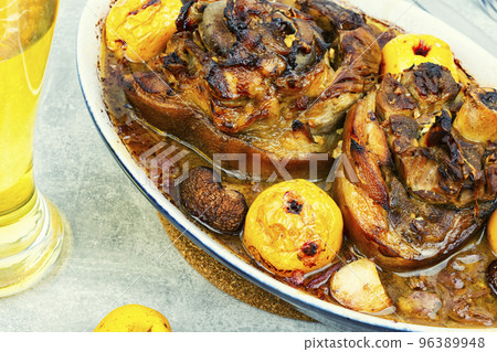 Pork knuckle, Octoberfest party 96389948