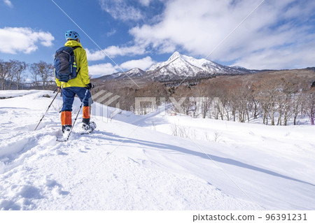 Image of snow chute trekking Kagami Oyama 96391231