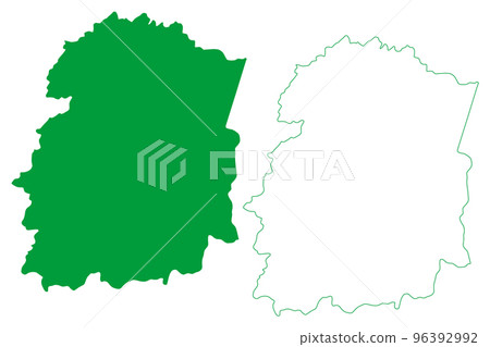 Deputado Irapuan Pinheiro municipality (Ceara state, Municipalities of Brazil, Federative Republic of Brazil) map vector illustration, scribble sketch map Deputado Irapuan Pinheiro municipality (Ceara state, Municipalities of Brazil, Federative Republic of Brazil) map vector illustration, scribble sketch map 96392992