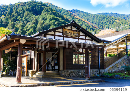 東京青梅線鳩之棲站奧多摩町 東京青梅線鳩之棲站奧多摩町 96394119