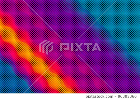 Abstract Colorful Rainbow Gradient Hand Drawn Background 96395366