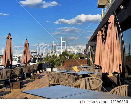 seaside restaurant terrace 96396896