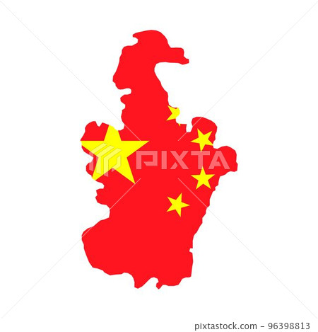 Tianjin map, administrative divisions of China. Vector illustration. Tianjin map, administrative divisions of China. Vector illustration. 96398813