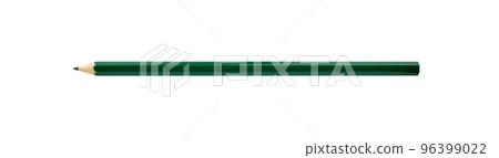 Green pencil isolated on white background 96399022