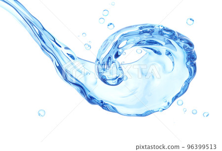 Splashing of water abstract background,3d rendering 96399513
