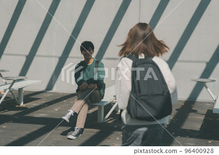 大學生 男人和女人 男女 96400928
