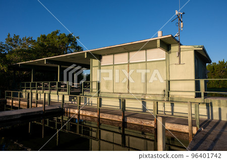Visitor facilities at West Lake in Everglades National Park, Florida. 96401742
