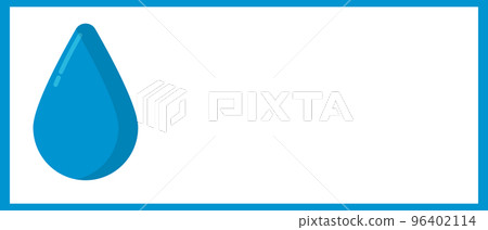 用水和復制空間的背景。向量。 96402114