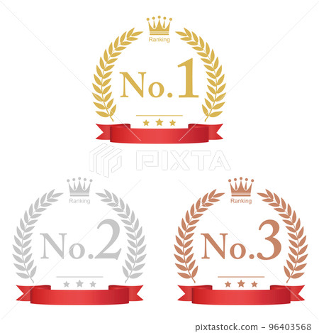 月桂樹排名圖標素材 月桂樹排名圖標素材 96403568