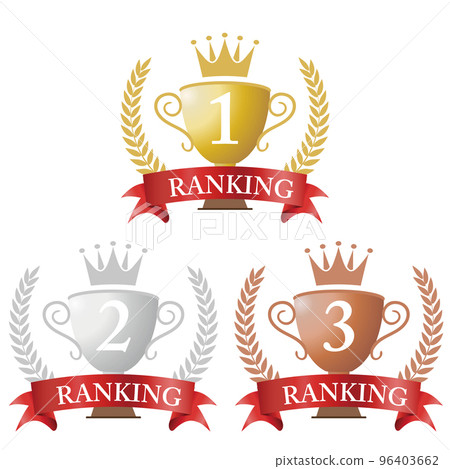 獎杯排名圖標素材 96403662