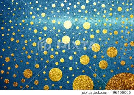 Gold polka dots 96406066