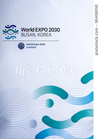 Busan World Expo 2030 candidature promotional poster Busan World Expo 2030 candidature promotional poster 96406098