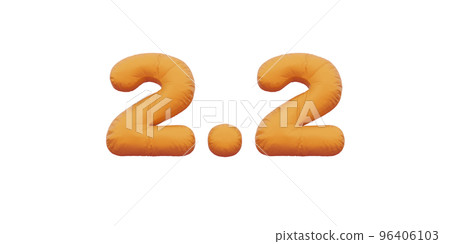 2.2 golden inflatable Helium foil numbers bread balloons style. 2.2 golden inflatable Helium foil numbers bread balloons style. 96406103