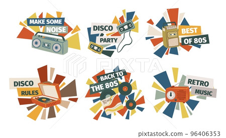 Disco party promotion, concept set design Disco party promotion, concept set design 96406353