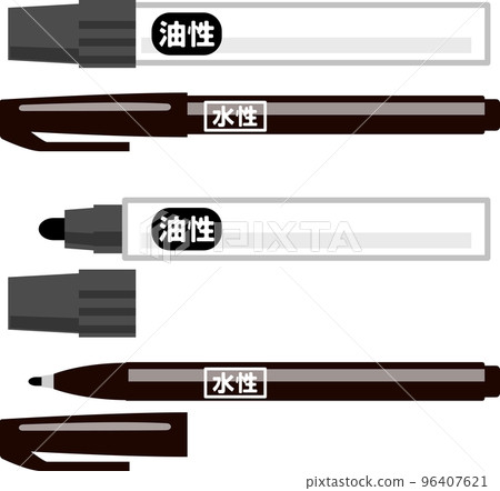 Permanent felt-tip pen and water-based felt-tip pen Permanent felt-tip pen and water-based felt-tip pen 96407621