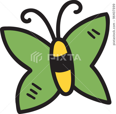 Hand Drawn butterfly illustration Hand Drawn butterfly illustration 96407899