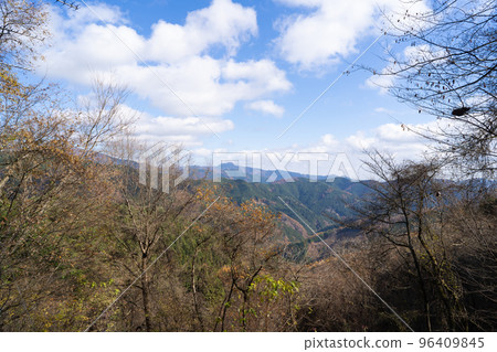 Mt. Odake seen from the Mt. Makiki trail (Hinohara Village, Tokyo) 96409845