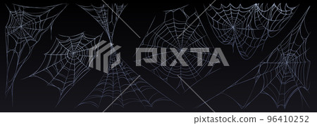 Spider web Halloween set, cobweb spooky insect net Spider web Halloween set, cobweb spooky insect net 96410252