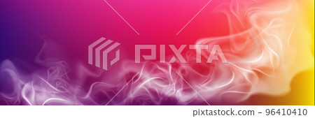 Realistic smoke on abstract colored background Realistic smoke on abstract colored background 96410410