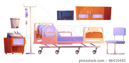Hospital ward furniture, adjustable bed 96410485