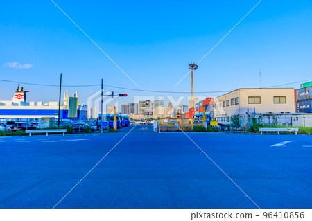 [東京都市風景] 天王洲島周圍的都市風景 96410856