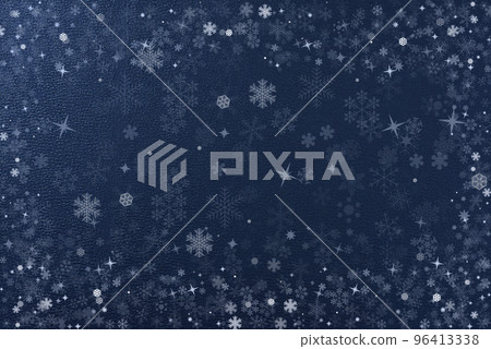 Christmas card with sparkling crystal frame Blue calf material Christmas card with sparkling crystal frame Blue calf material 96413338