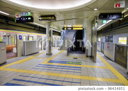 大阪市大正區長堀鶴見綠地線大正站站台 96414851