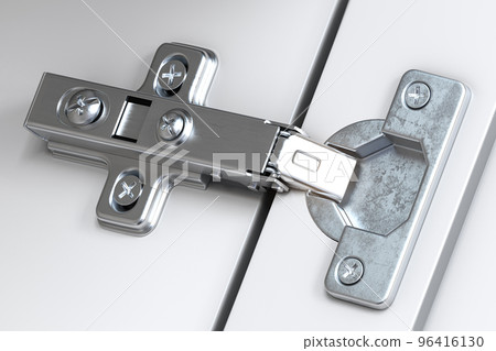 Cabinet swing door hinge furniture.  Fittings hardware for wardrobe and cupboard. 96416130