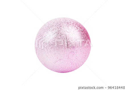 Pink sparkling ball with highlights. 96418448