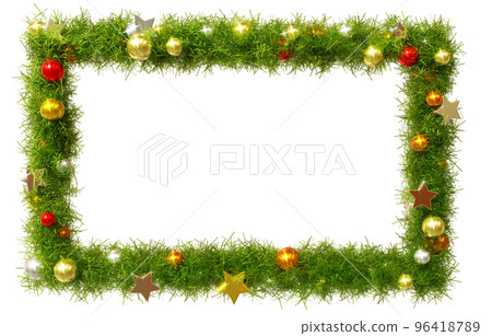 Christmas wreath online frame