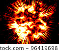 Background of the moment of the flashing explosion 4:3 96419698