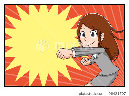 沖孔的女商人 沖孔的女商人 96421707