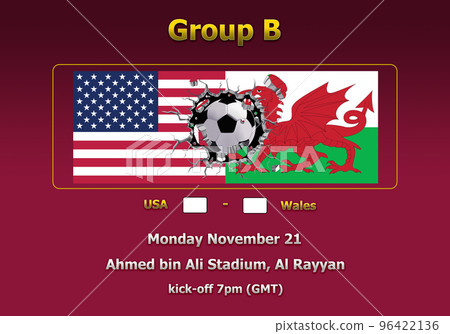 3d illustration schedule of World Cup Qatar 2022 96422136