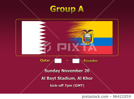 3d illustration schedule of World Cup Qatar 2022 96422859