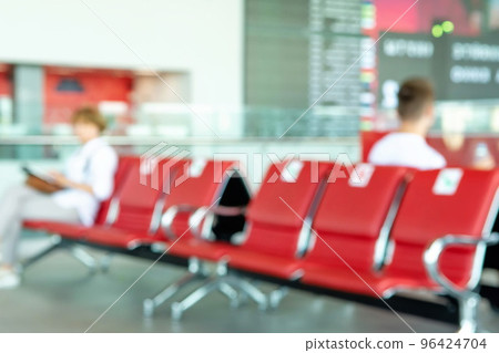 Background of airport hall out of focus 96424704