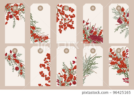 Set of ten gift tags. Set of ten gift tags. 96425165