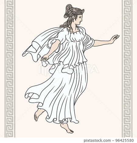 Vector Greek women. Vector Greek women. 96425580