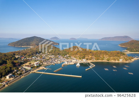 香川縣三豐市淡島風光 香川縣三豐市淡島風光 96425628