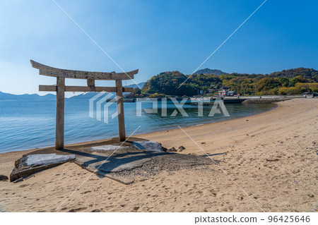 香川縣三豐市淡島風光 香川縣三豐市淡島風光 96425646